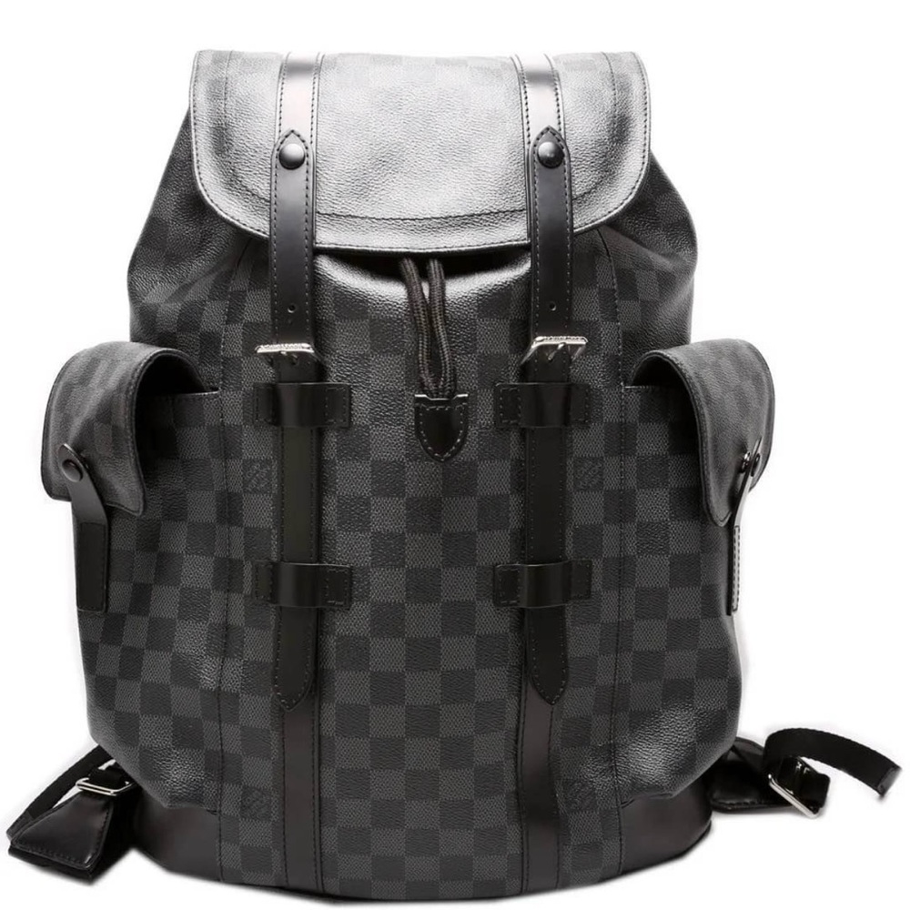 Louis Vuitton Damier Christopher Men's Bag Back Pack - Picture 2 of 5
